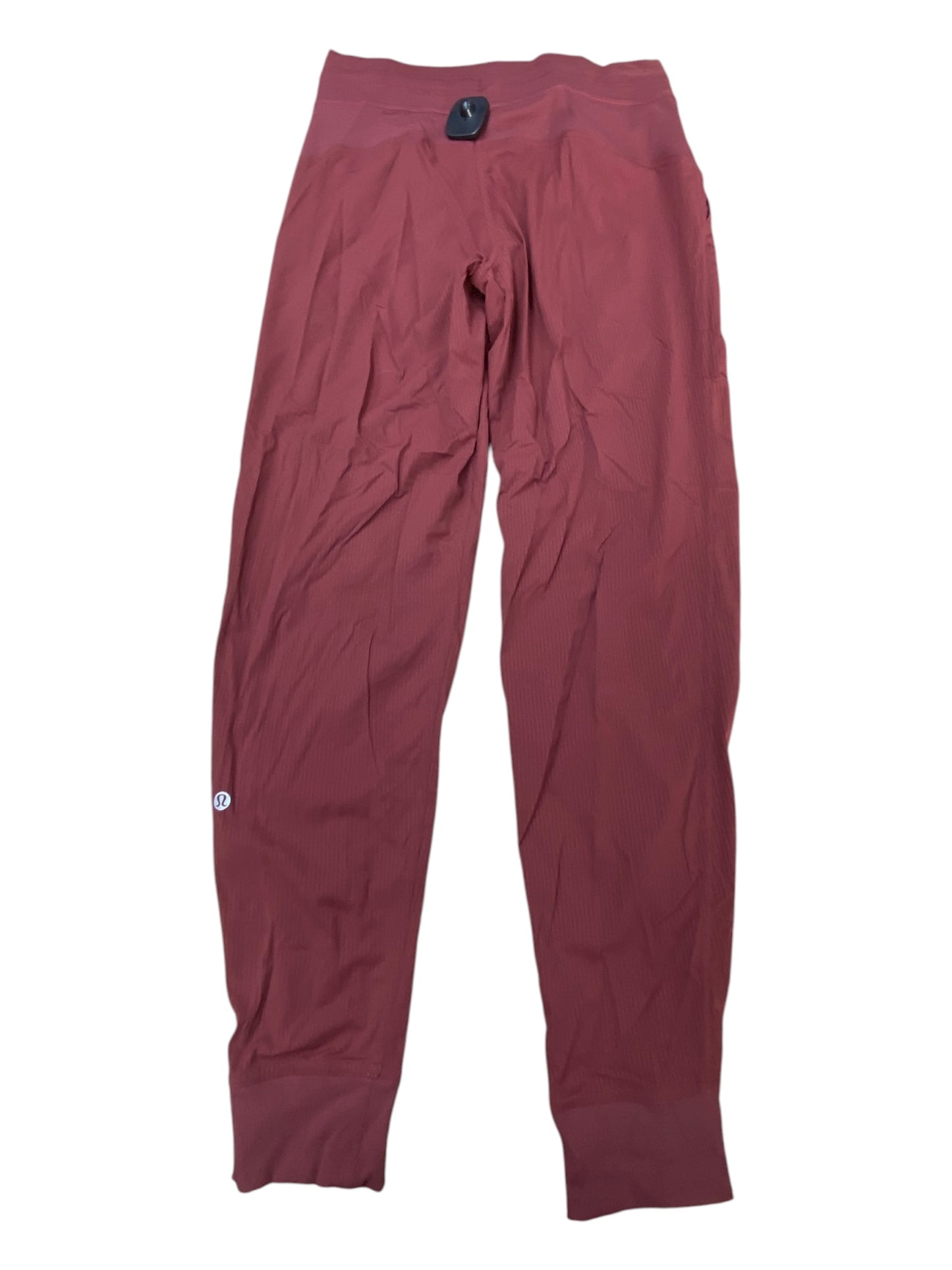 Athletic Pants By Lululemon In Maroon, Size:6
