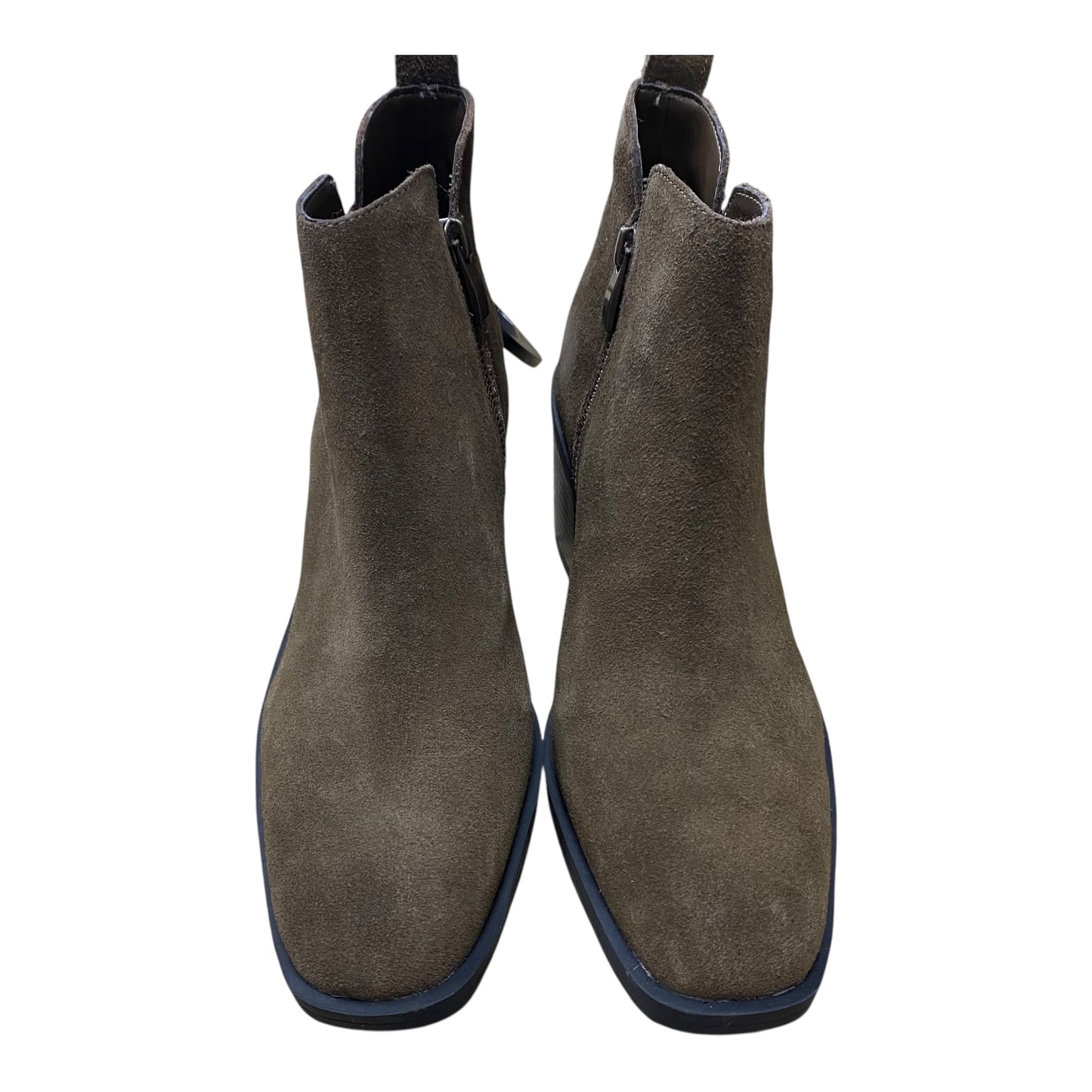 Boots Ankle Heels By Steve Madden In Brown, Size:8.5