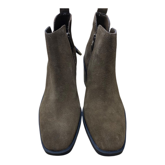 Boots Ankle Heels By Steve Madden In Brown, Size:8.5