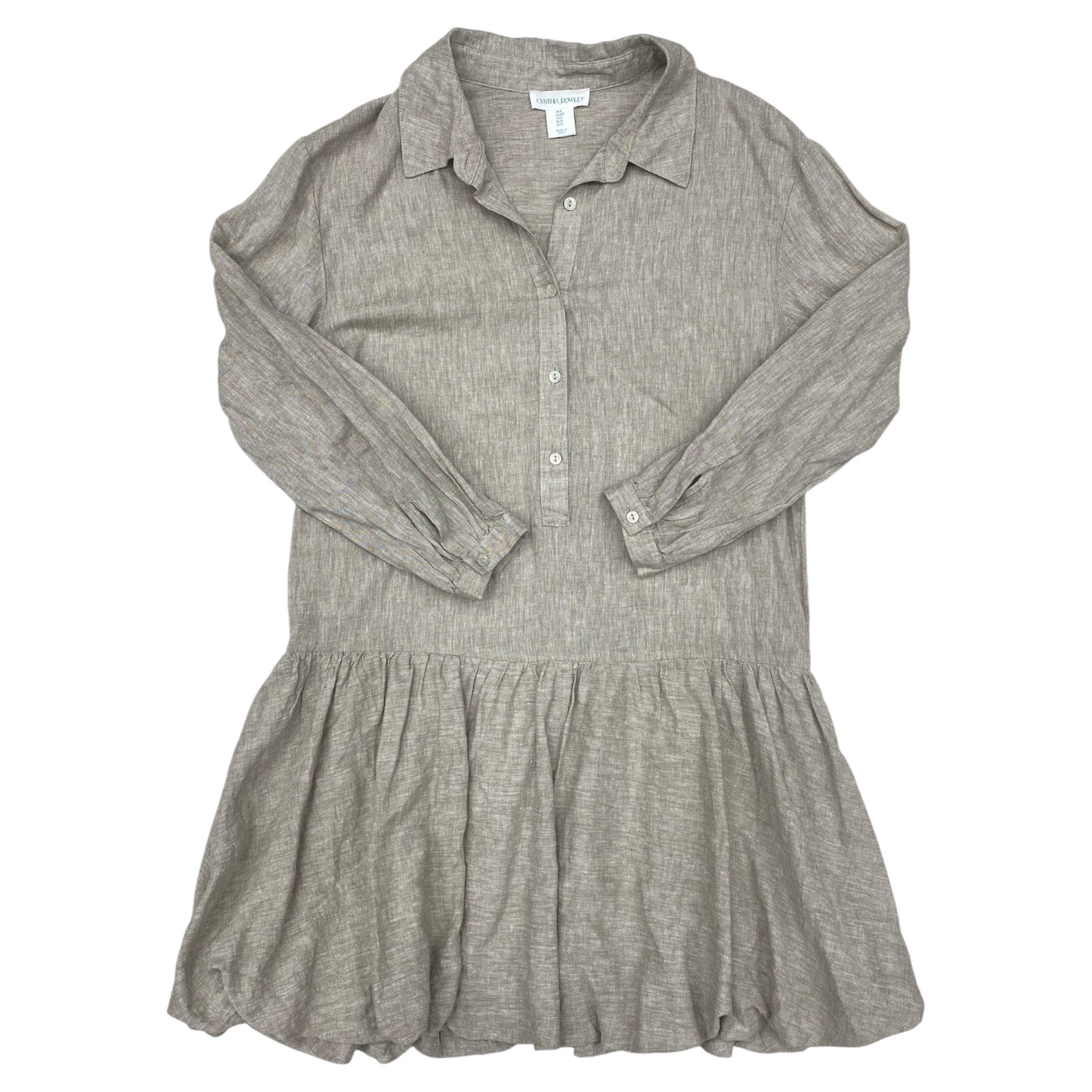 Dress Casual Midi By Cynthia Rowley In Tan, Size:S