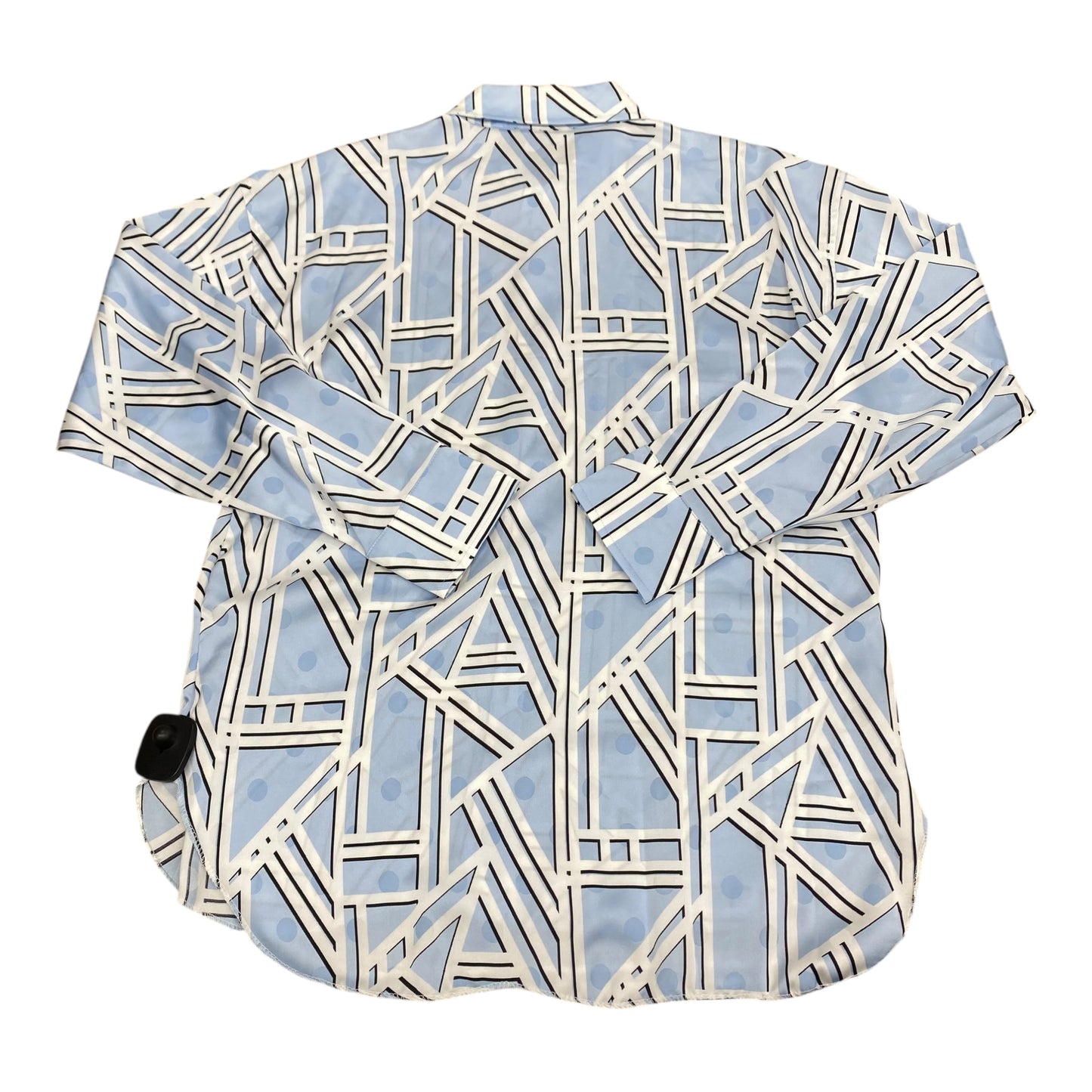 Top Ls Designer By Karl Lagerfeld In Blue & White, Size:S