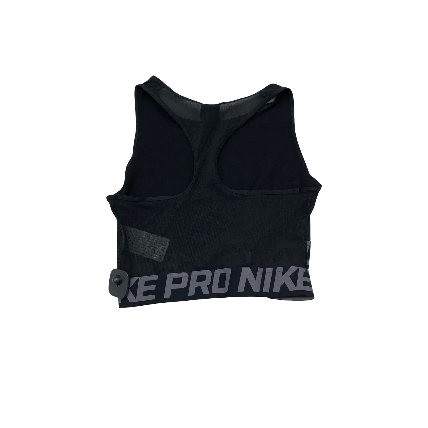 Athletic Bra By Nike In Black & Grey, Size:M