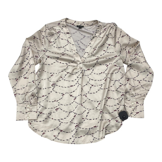 Top Ls By Ann Taylor In Cream, Size:M
