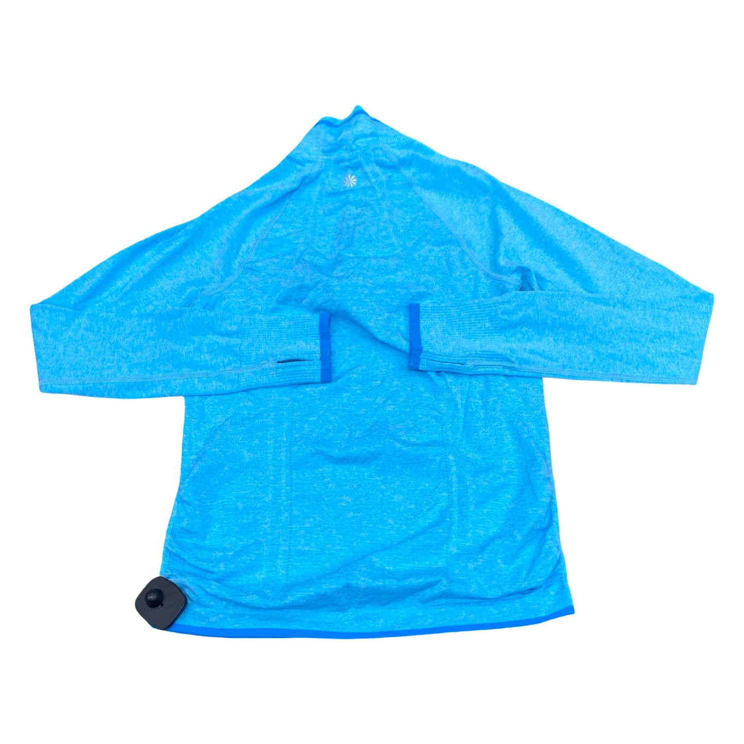 Athletic Top Ls Collar By Athleta In Blue, Size:S