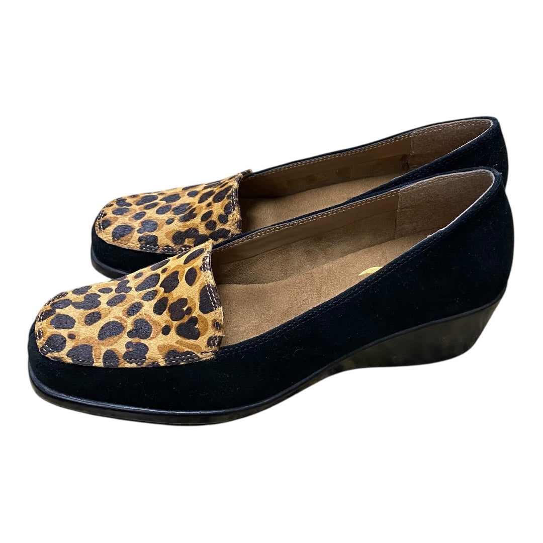 Shoes Heels Wedge By Aerosoles In Animal Print, Size:8.5
