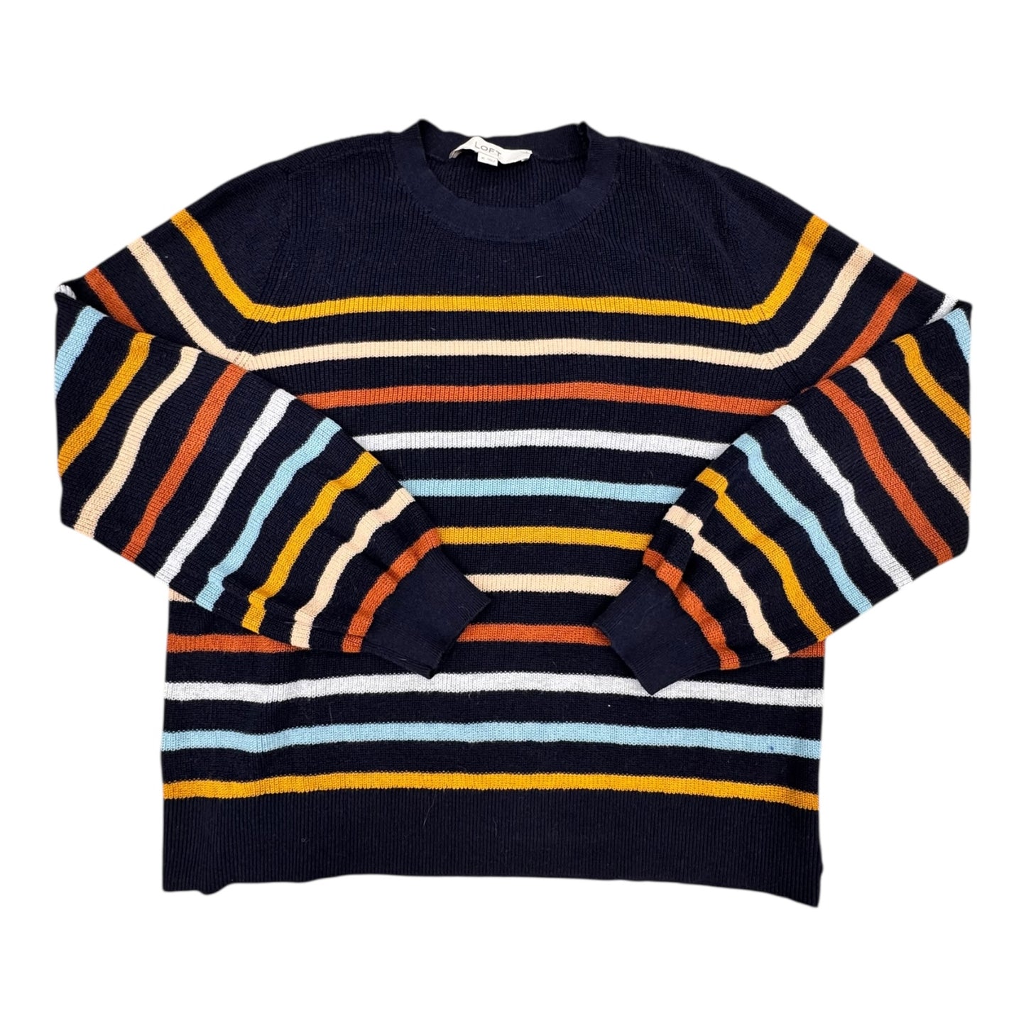 Sweater By Loft In Striped Pattern, Size:Xl
