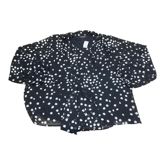 Top Ls By Lane Bryant In Polkadot Pattern, Size:2X