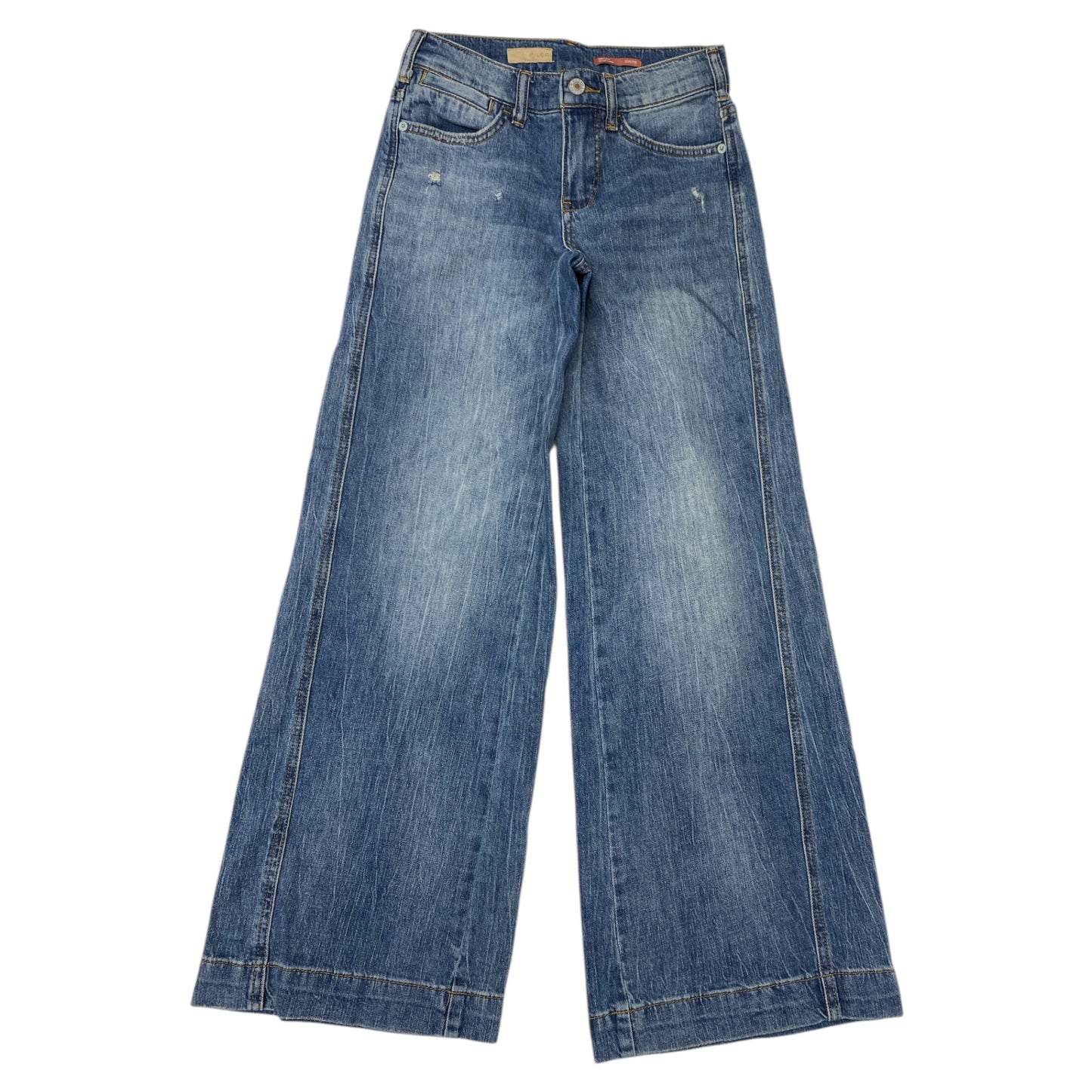 Jeans Wide Leg By Pilcro In Blue Denim, Size:0P