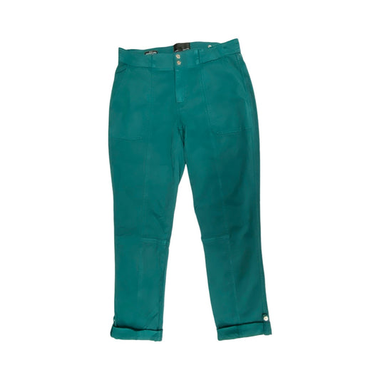 Pants Cropped By White House Black Market In Green, Size:4