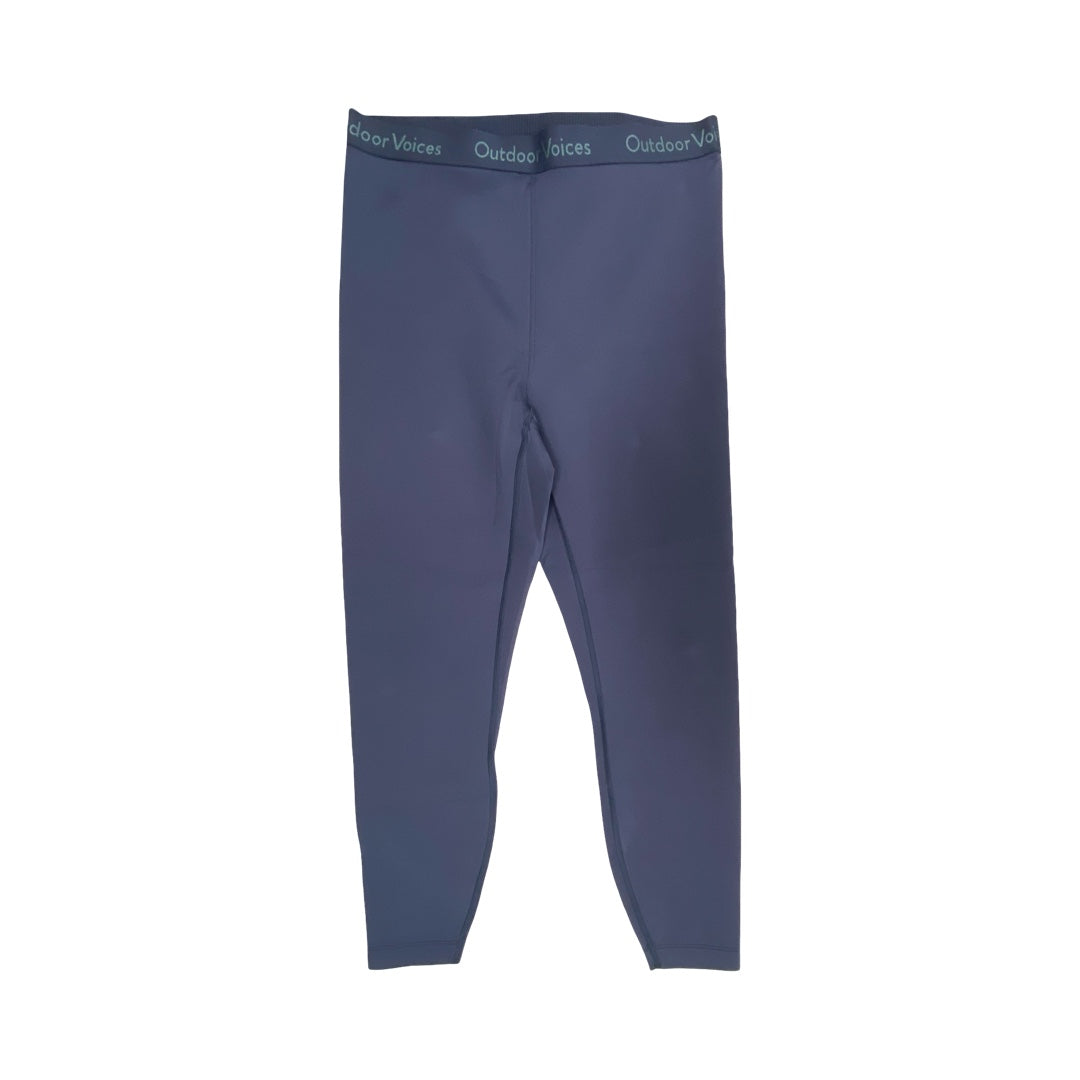 Athletic Leggings By Outdoor Voices In Navy, Size:Xl