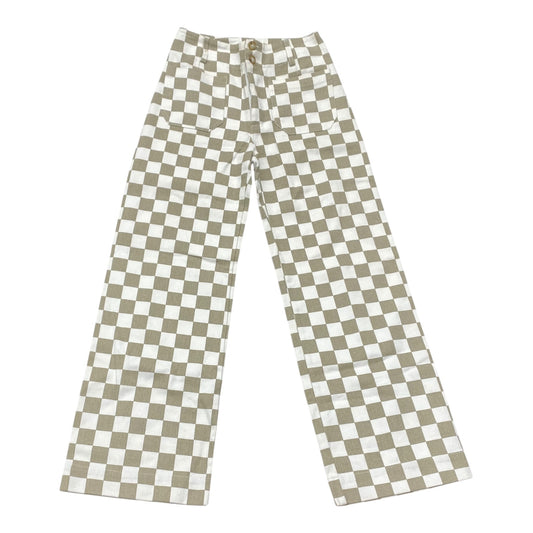 Jeans Wide Leg By Altard State In Checkered Pattern, Size:S