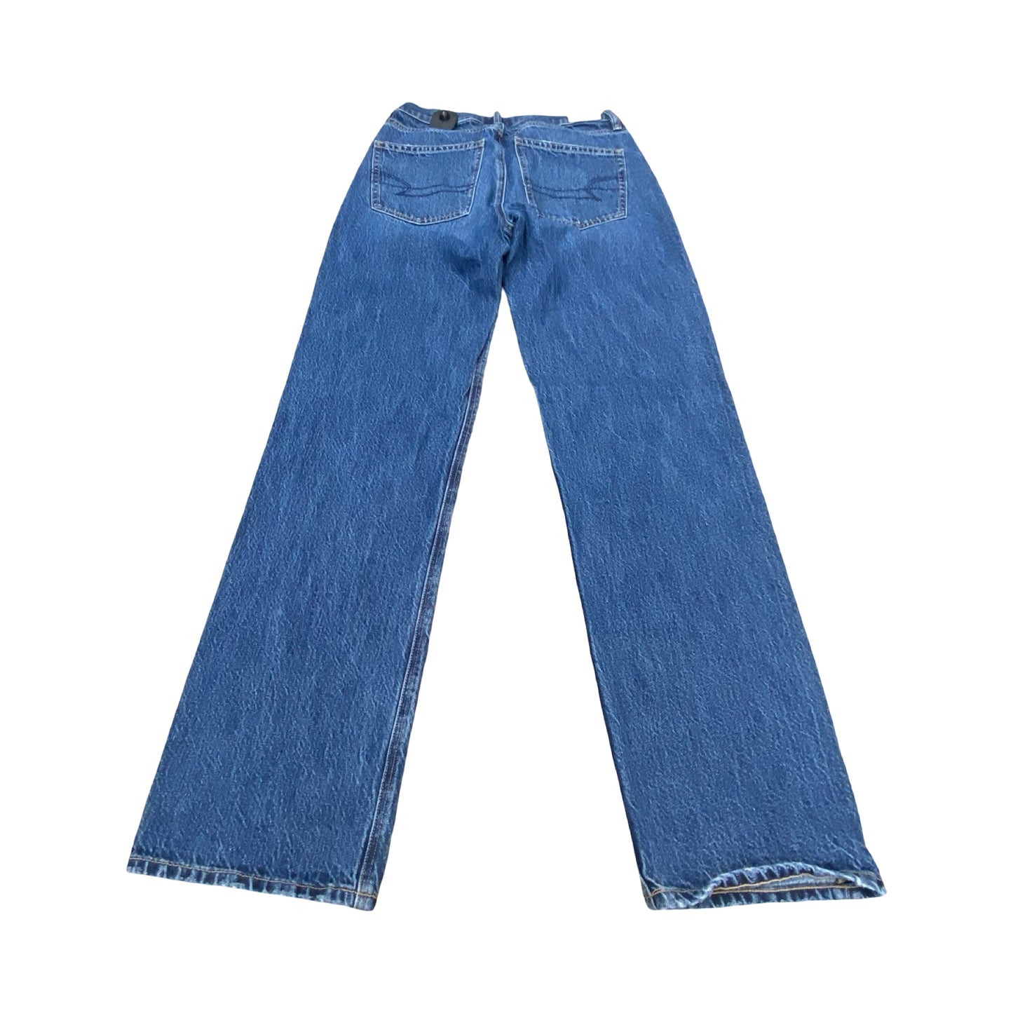 Jeans Straight By American Eagle In Blue, Size:4
