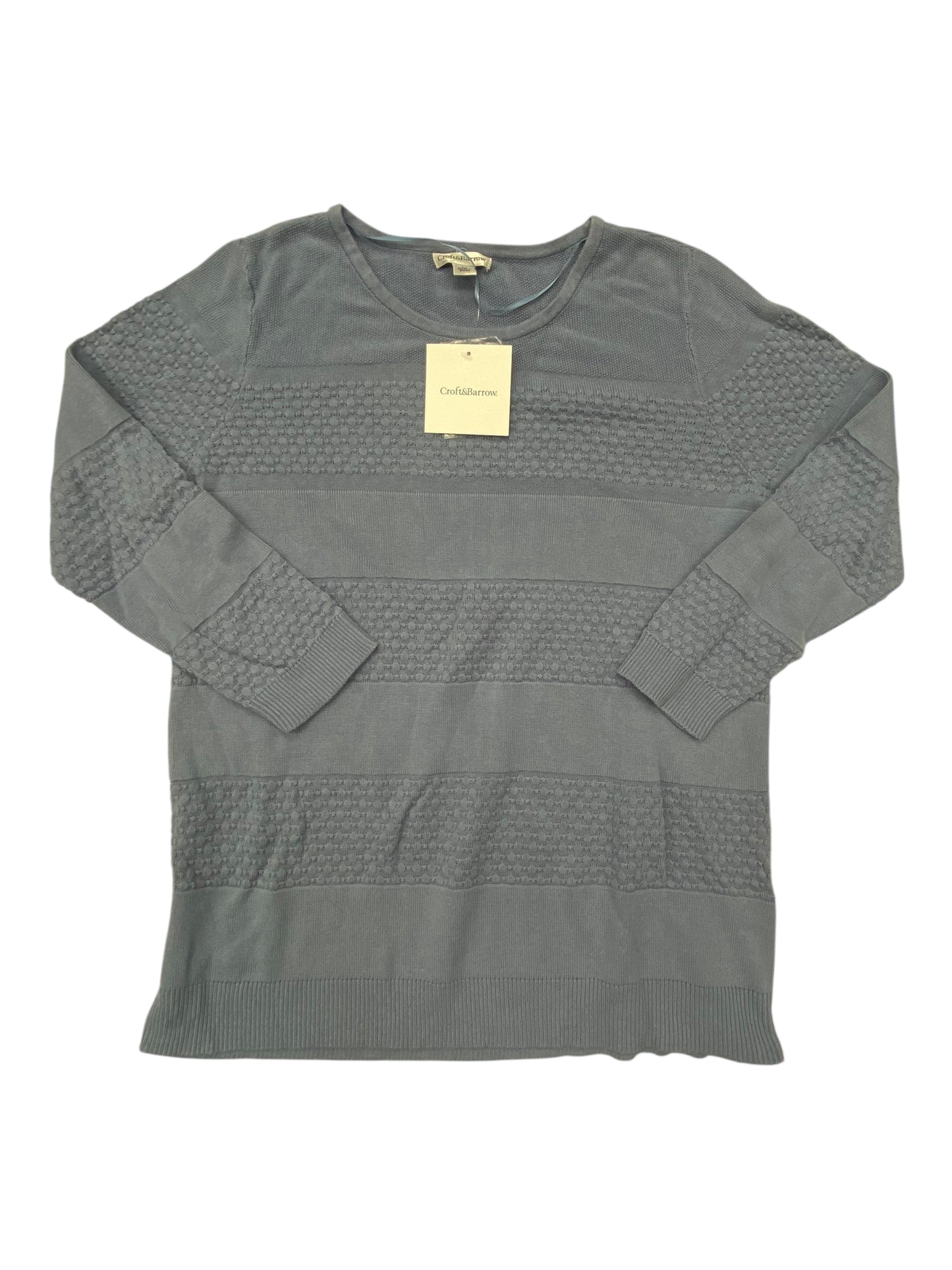 Sweater By Croft And Barrow In Blue, Size:M