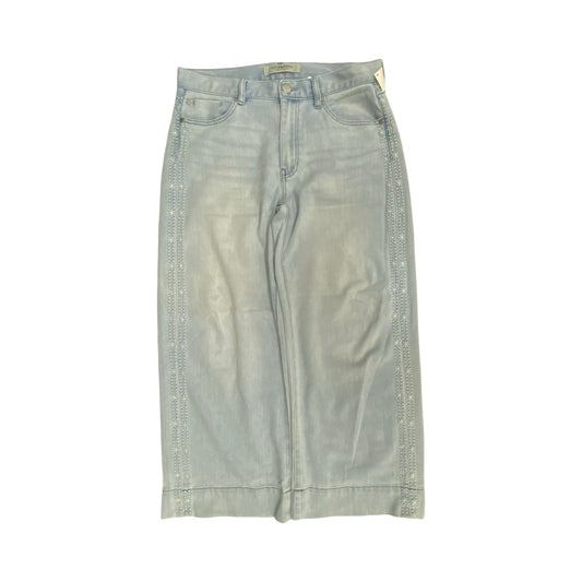 Jeans Wide Leg By Liverpool In Blue, Size:4