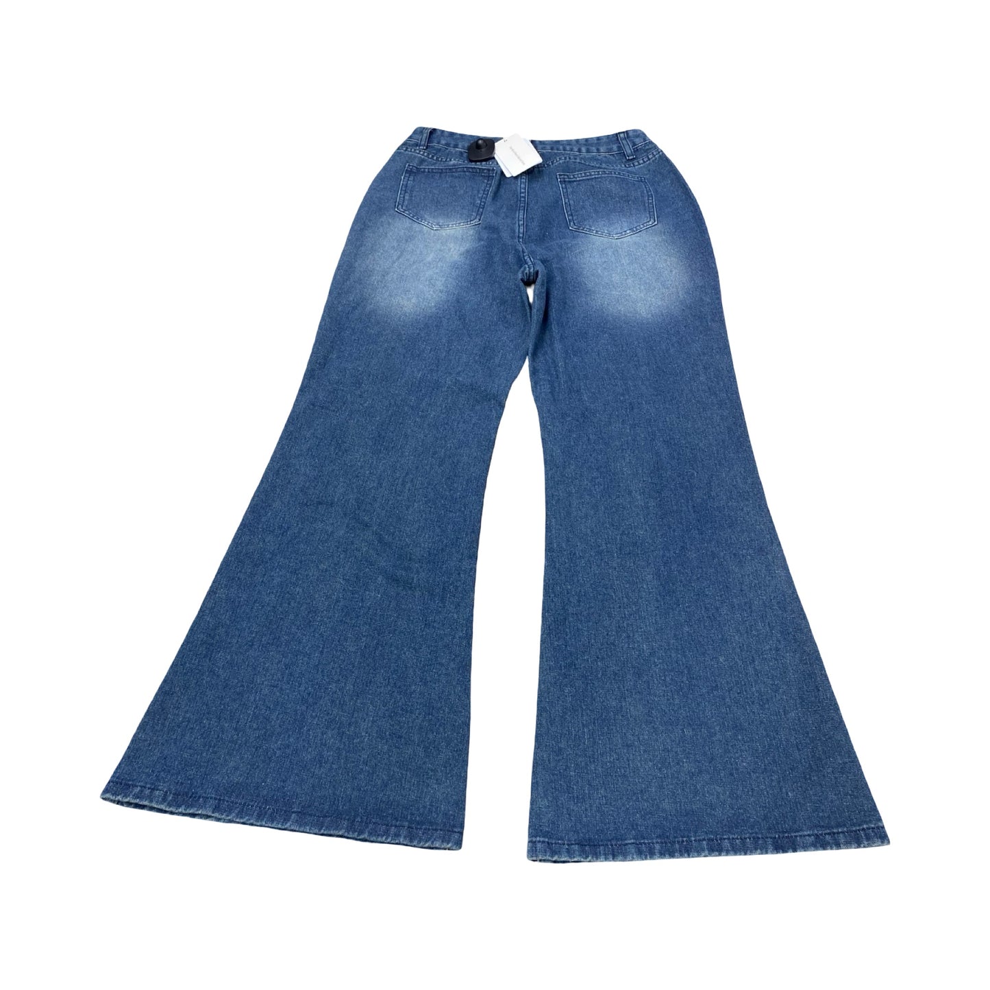 Jeans Flared By Commense In Blue Denim, Size:M