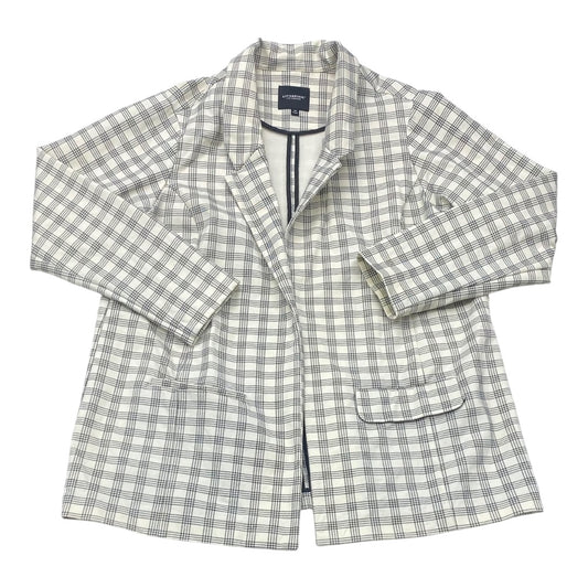 Blazer By Liverpool In Plaid Pattern, Size:1X