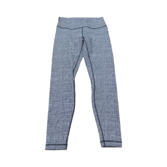 Athletic Leggings By Lululemon In Grey, Size:10