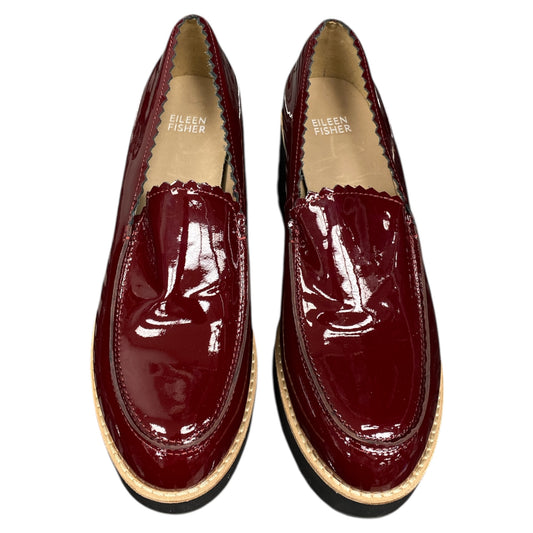 Shoes Designer By Eileen Fisher In Red, Size:8.5