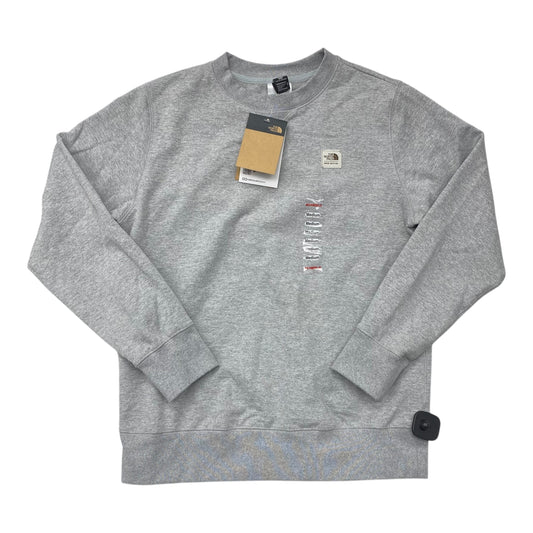 Athletic Sweatshirt Crewneck By The North Face In Grey, Size:M