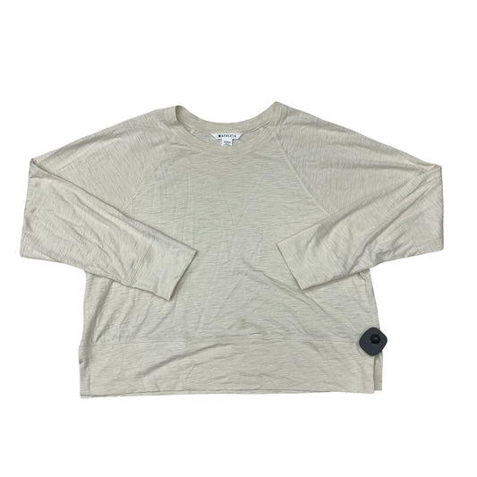 Top Ls By Athleta In Cream, Size:L