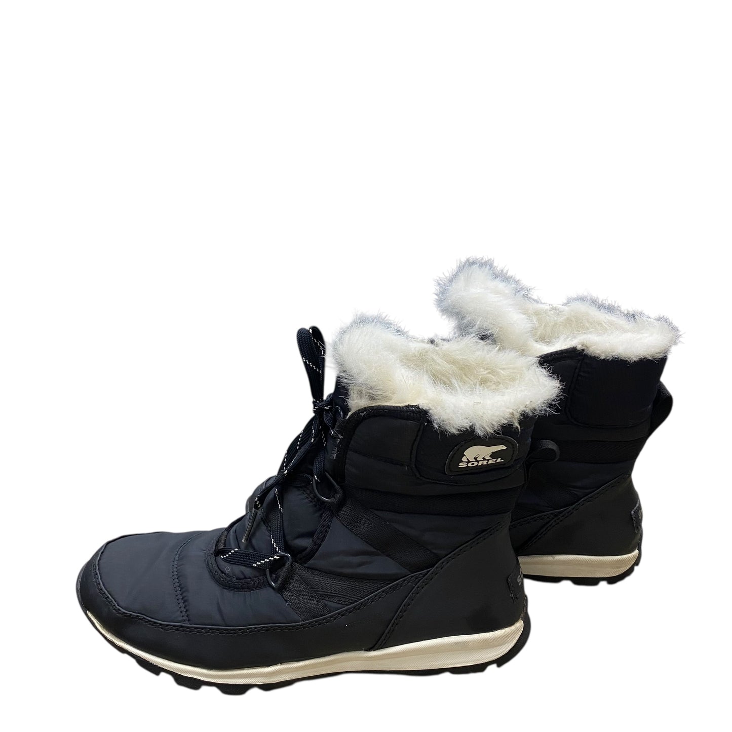 Boots Designer By Sorel In Black & White, Size:8.5