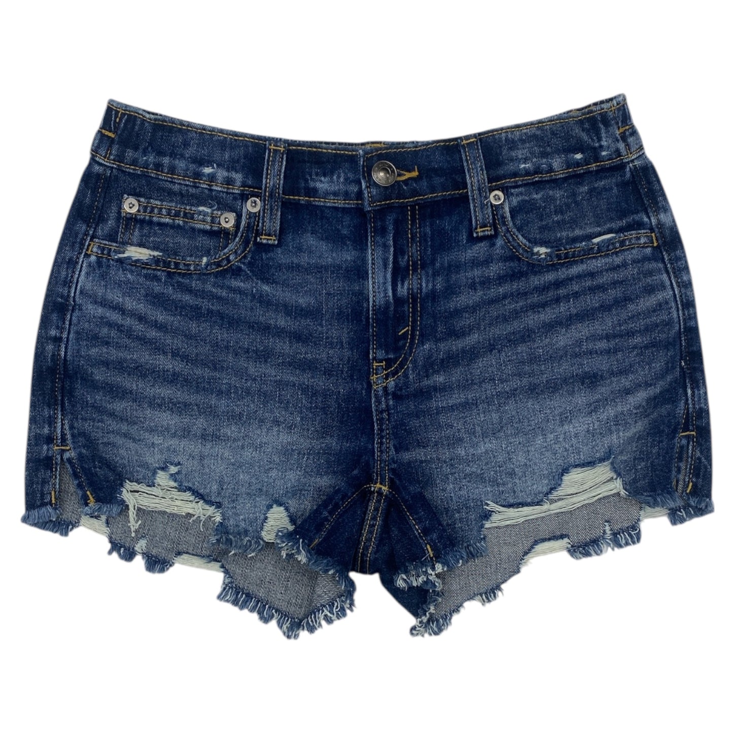 Shorts By Aerie In Blue Denim, Size:Xs