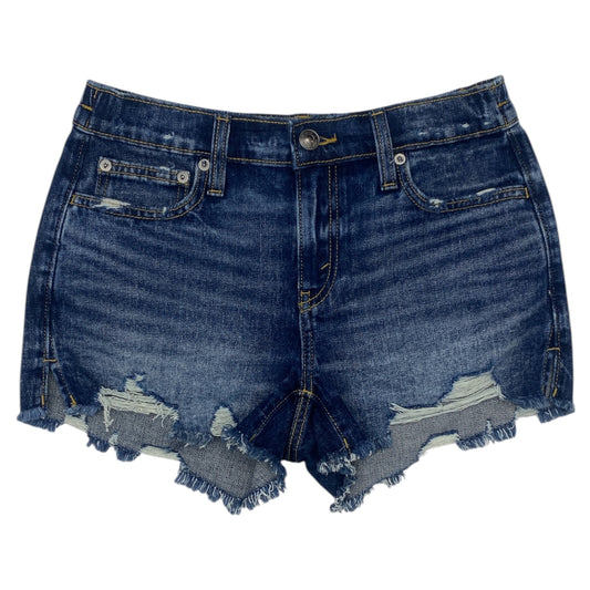 Shorts By Aerie In Blue Denim, Size:Xs