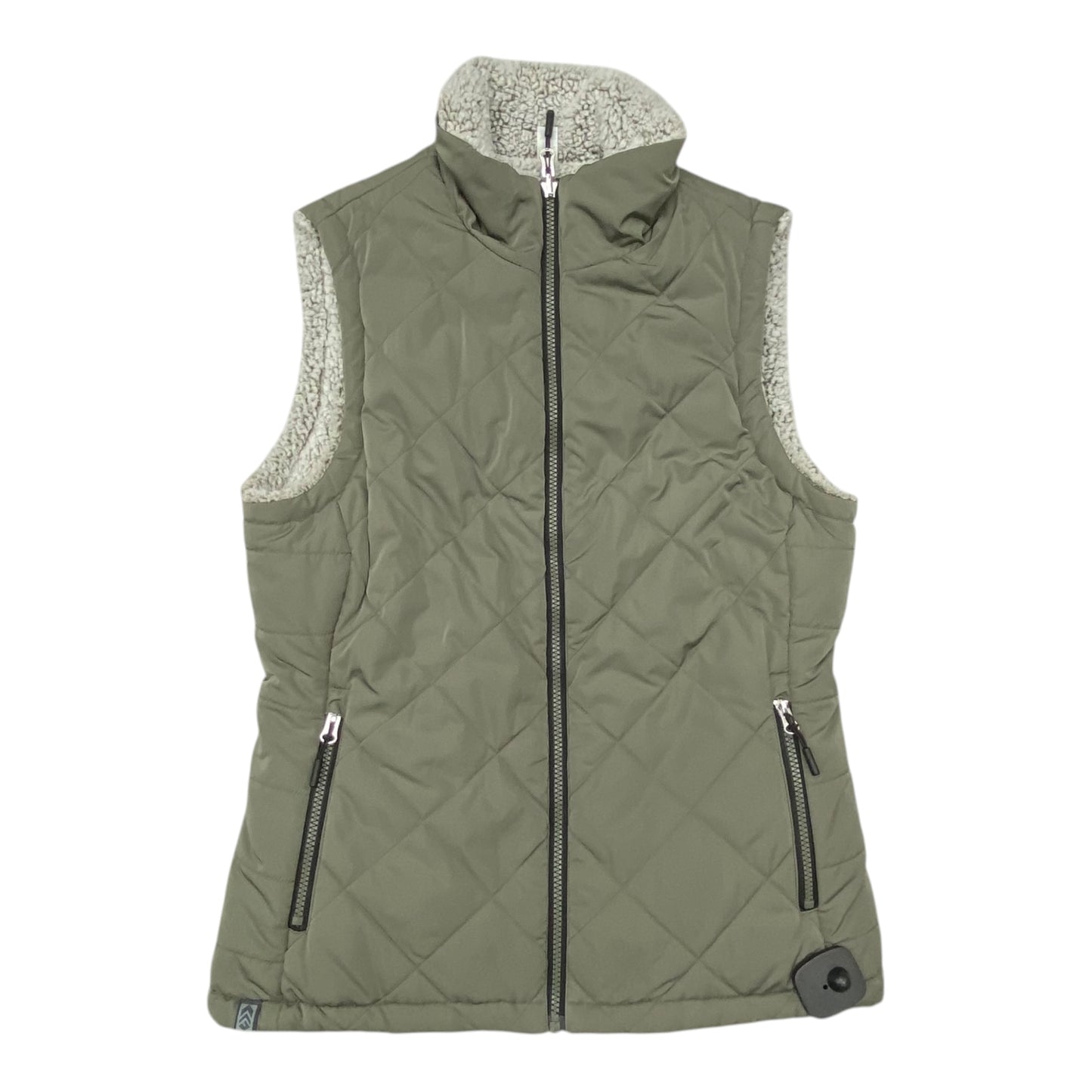 Vest Puffer & Quilted By Clothes Mentor In Green, Size:S