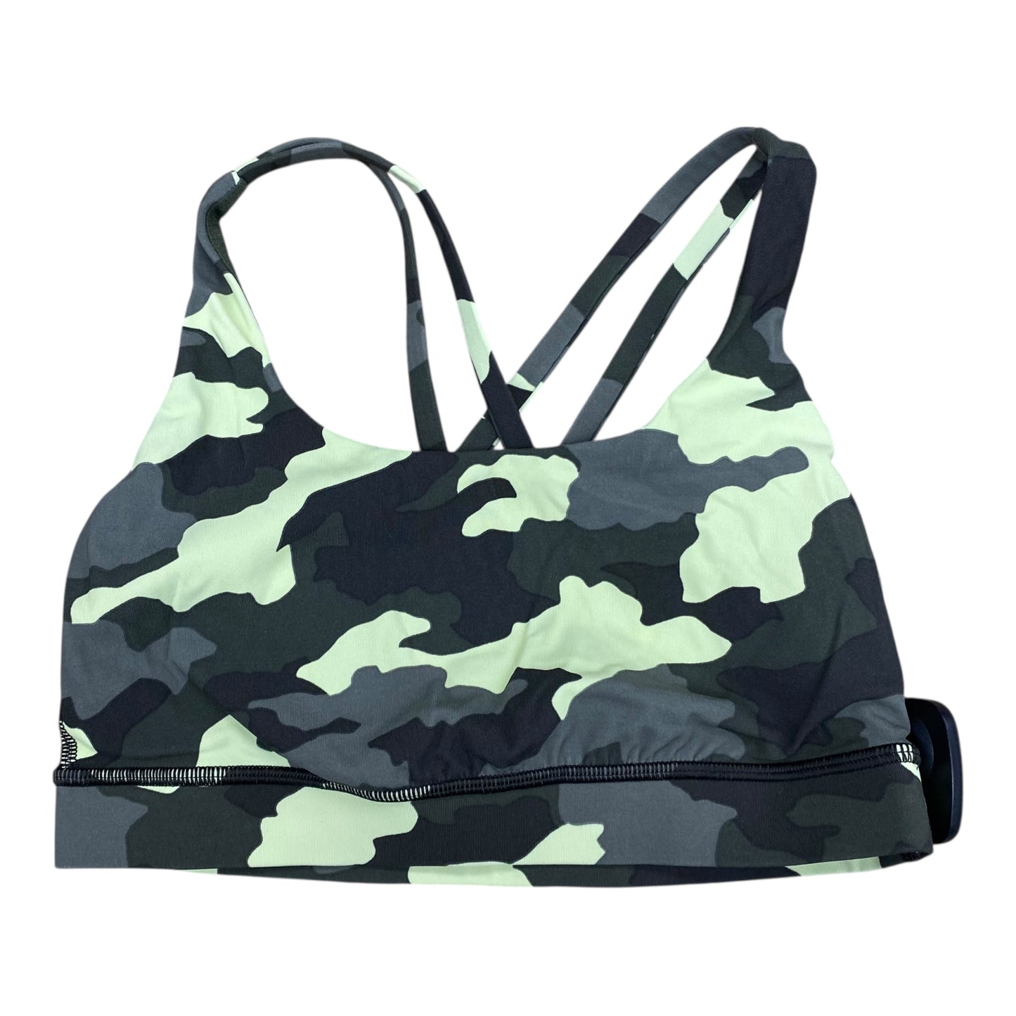Athletic Bra By Lululemon In Camouflage Print, Size:4