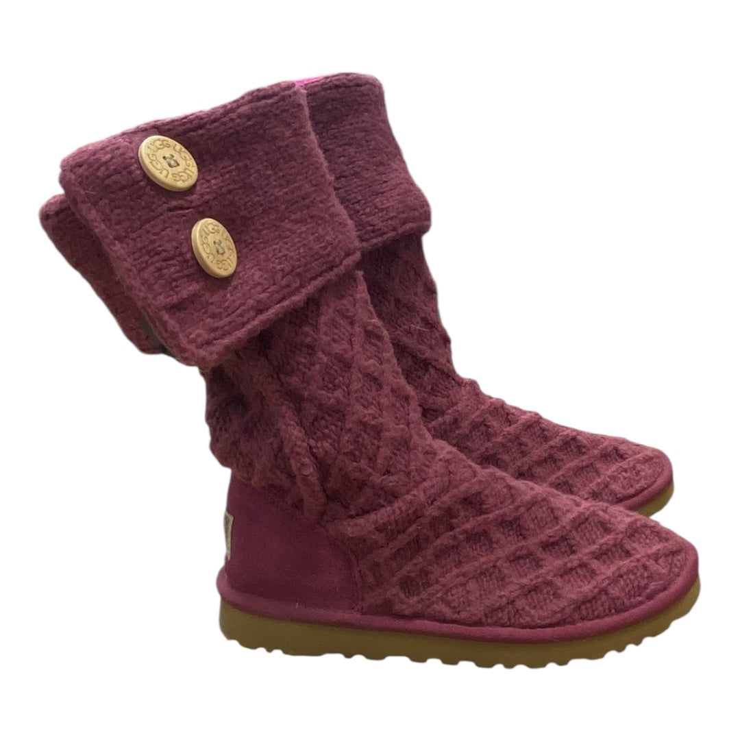 Boots Designer By Ugg In Purple, Size:8