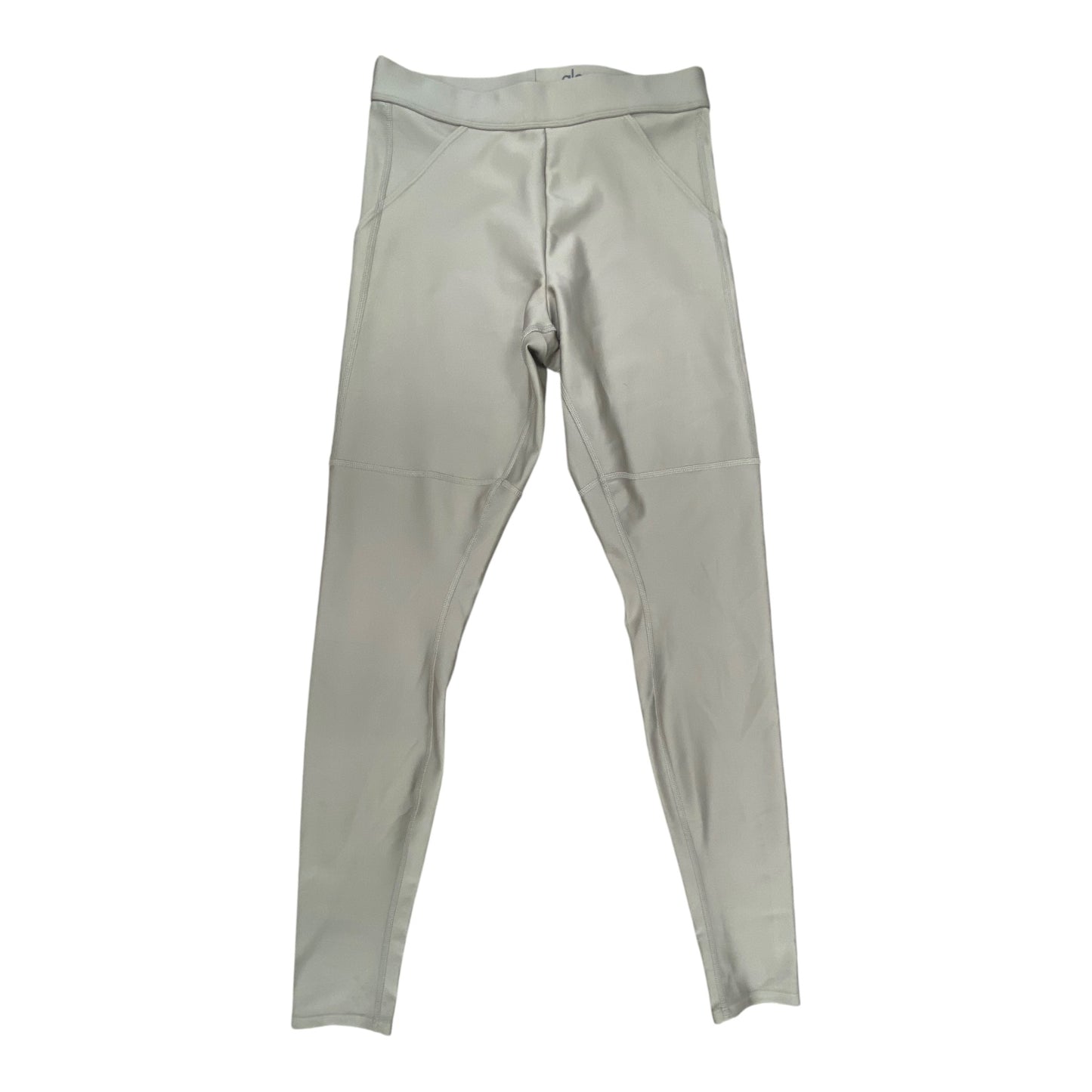 Athletic Leggings By Alo In Taupe, Size:M