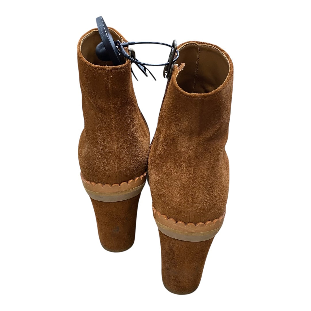 Shoes Designer By See By Chloe In Brown, Size:7