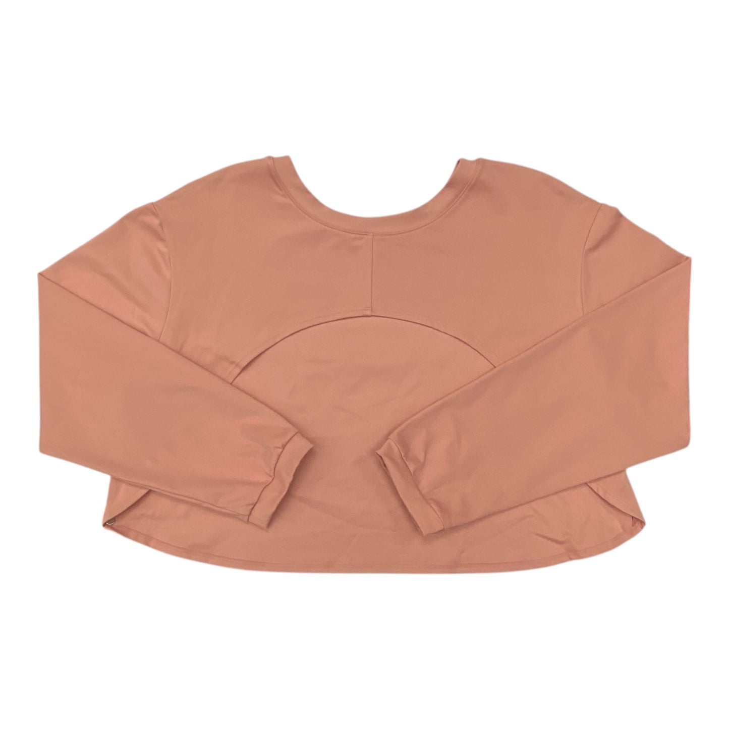 Athletic Top Ls Crewneck By Nike In Pink, Size:L