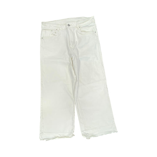 Jeans Wide Leg By Cmc In Cream, Size:16