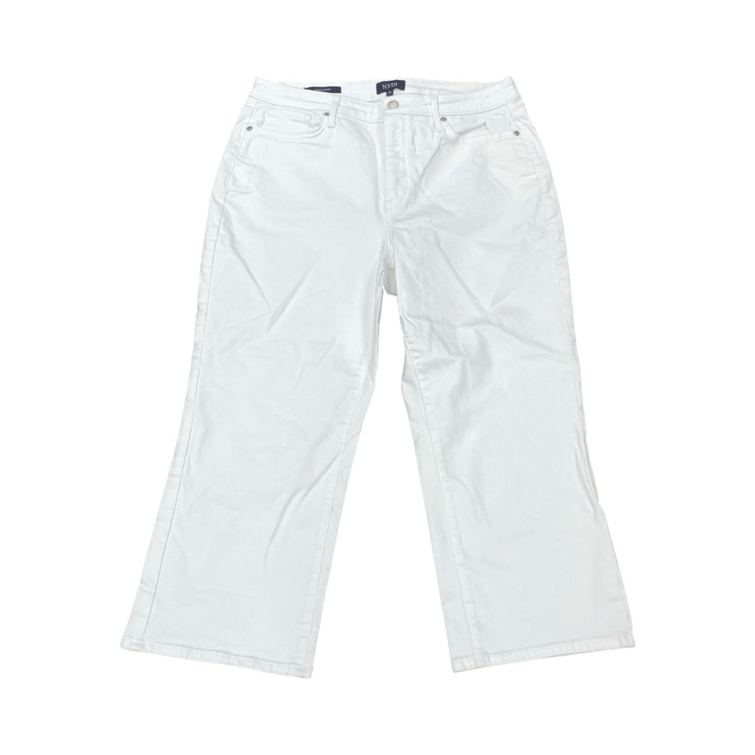 Jeans Cropped By Not Your Daughters Jeans In White, Size:12