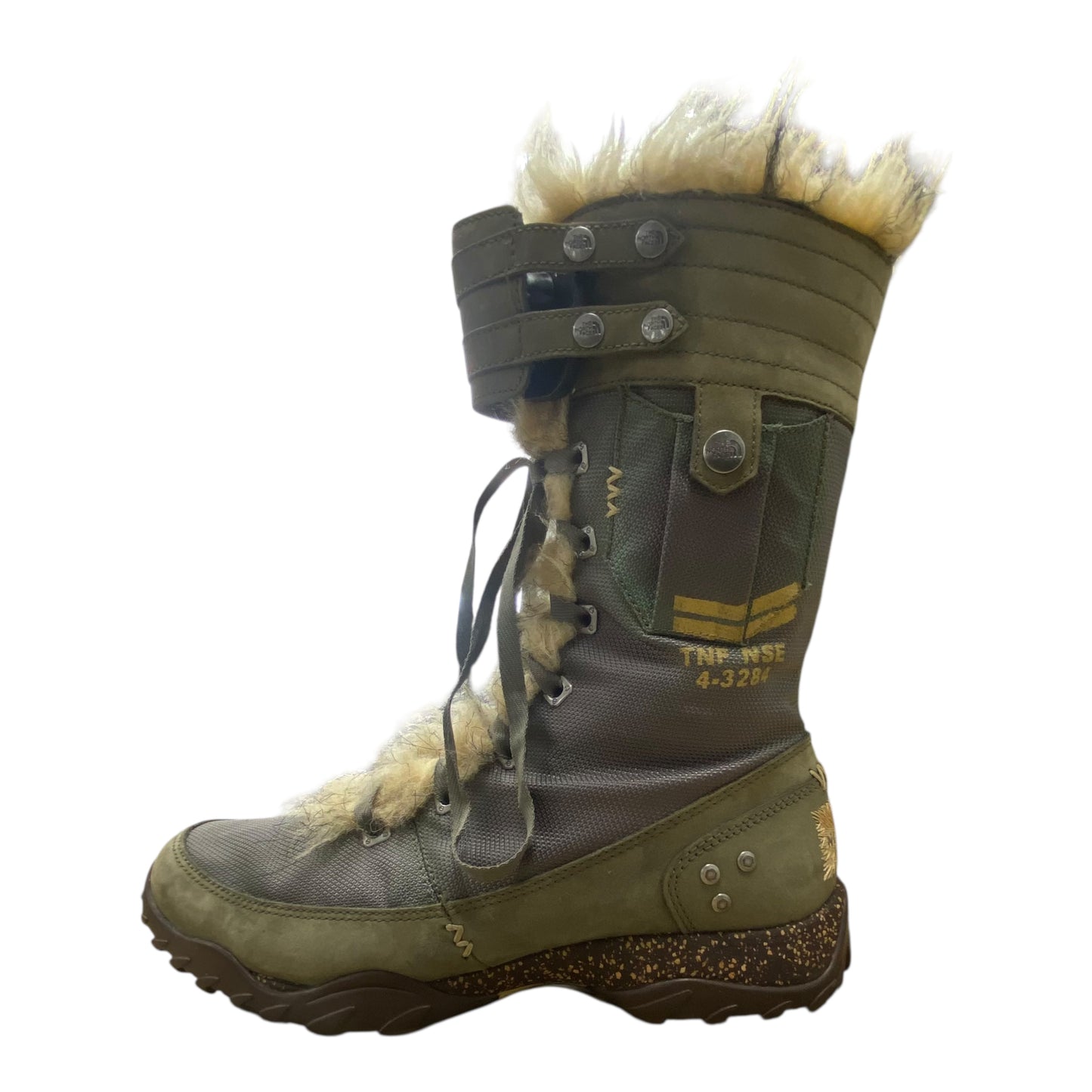 Boots Snow By The North Face In Green, Size:8.5