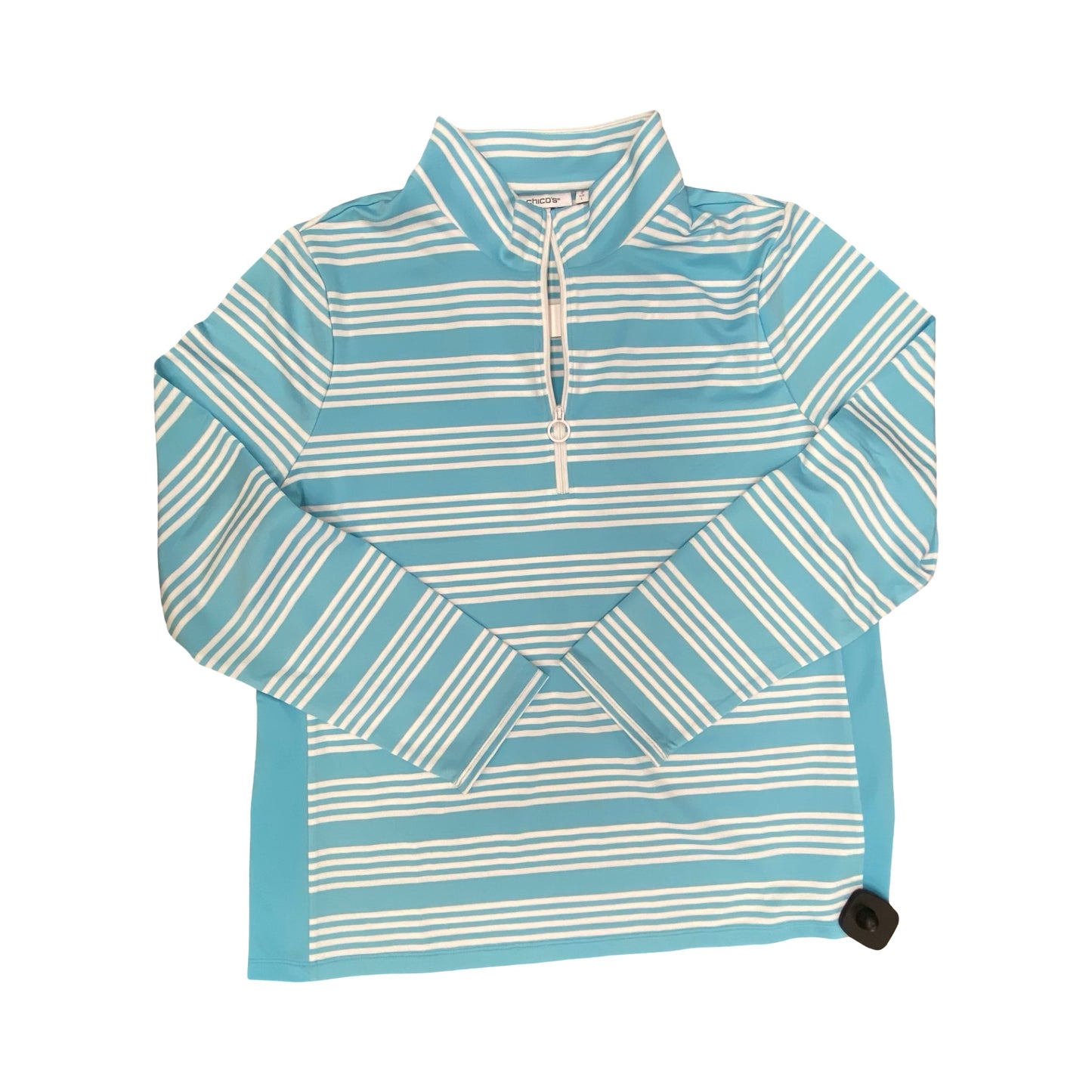 Top Ls By Chicos In Striped Pattern, Size:L