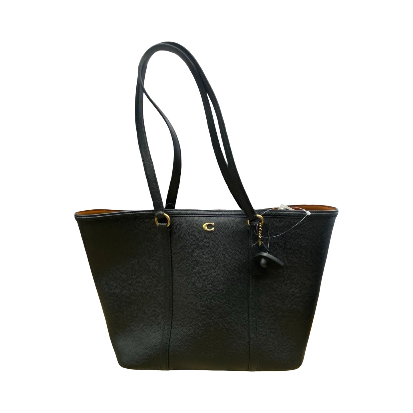 Tote Designer By Coach In Black, Size:Large (14”x11”x6”)