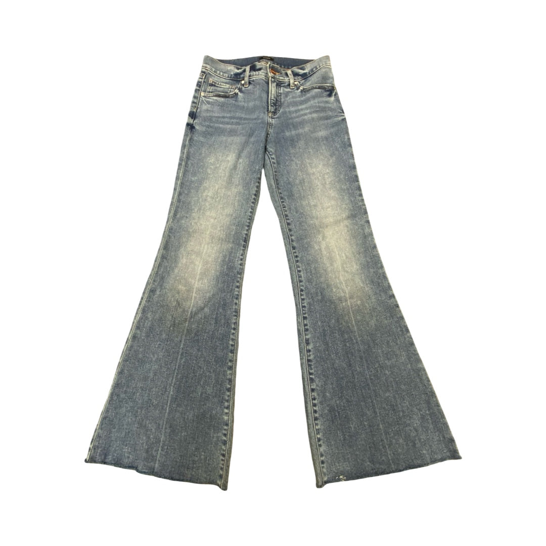 Jeans Flared By Express In Blue, Size:0