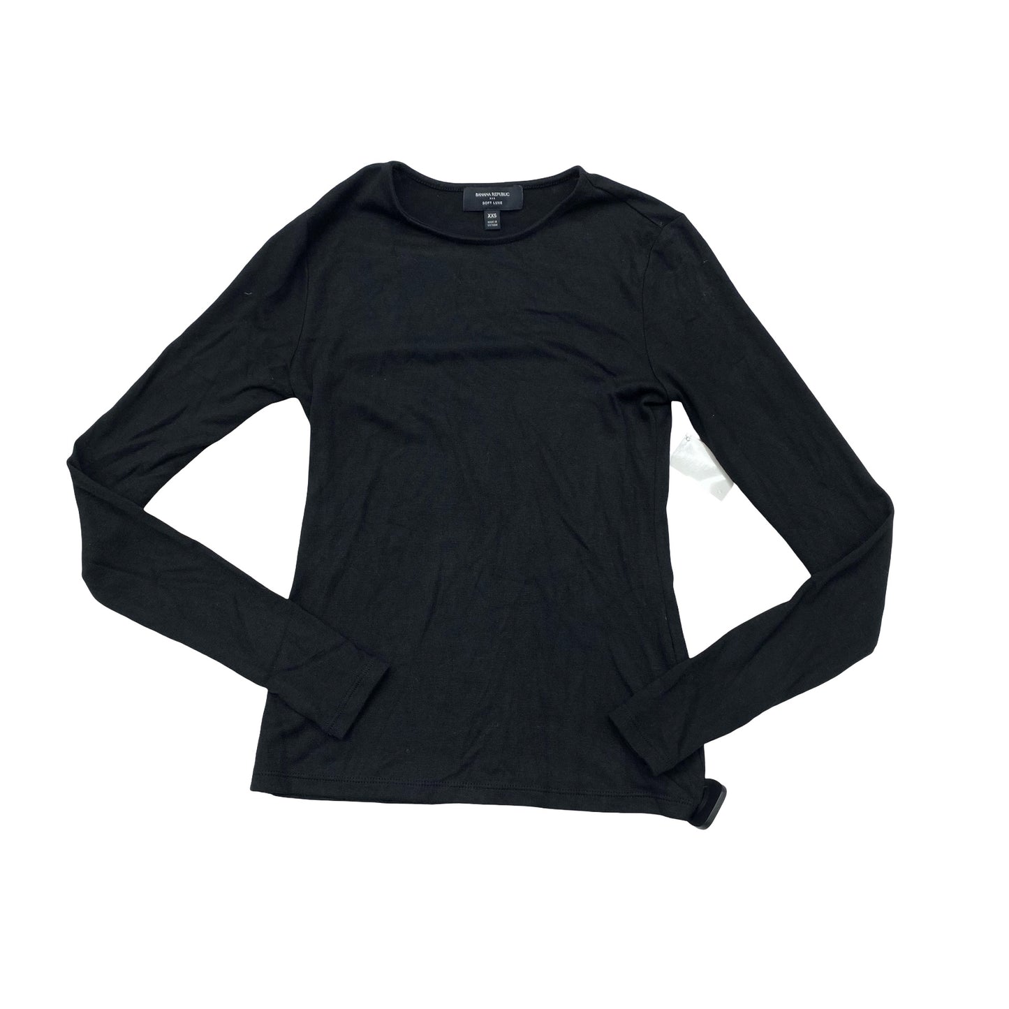 Top Ls Basic By Banana Republic In Black, Size:Xxs