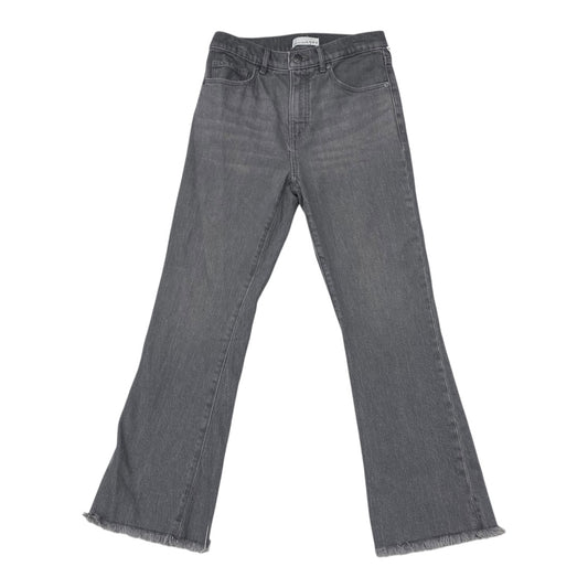 Jeans Straight By Loft In Grey Denim, Size:0