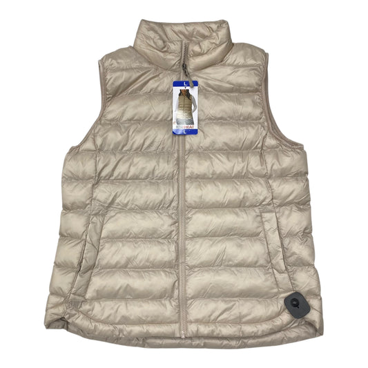 Vest Puffer & Quilted By 32 Degrees In Cream, Size:L