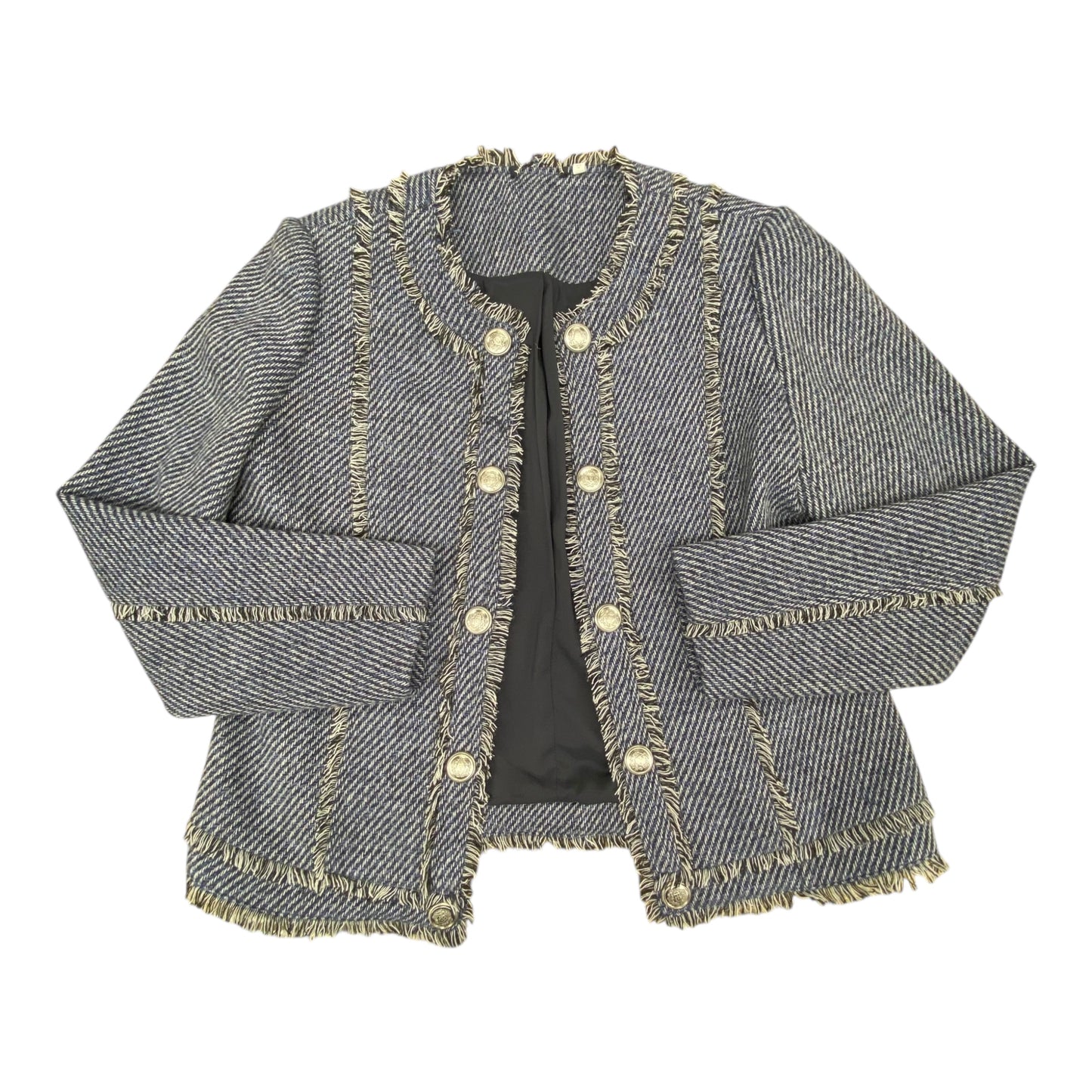 Blazer By Chicos In Blue, Size:4