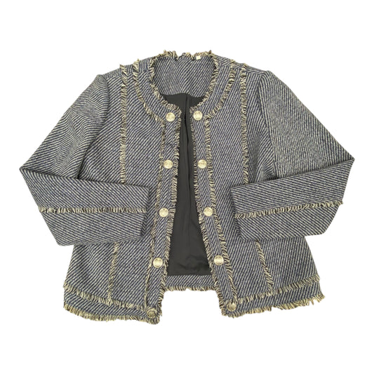 Blazer By Chicos In Blue, Size:4