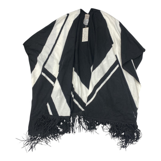 Shawl By Chicos In Black & White, Size:S