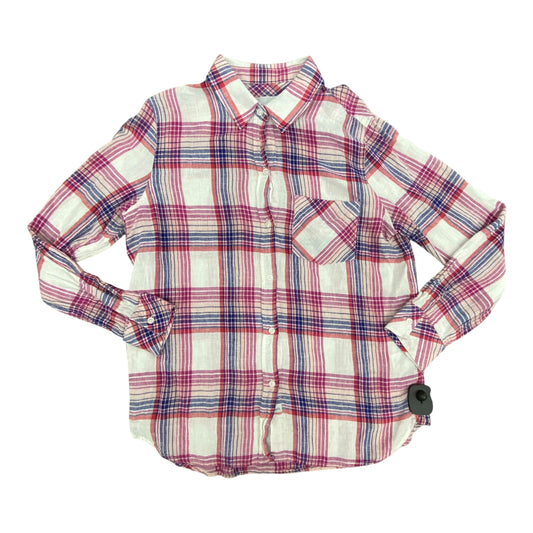 Top Ls By Rails In Plaid Pattern, Size:M