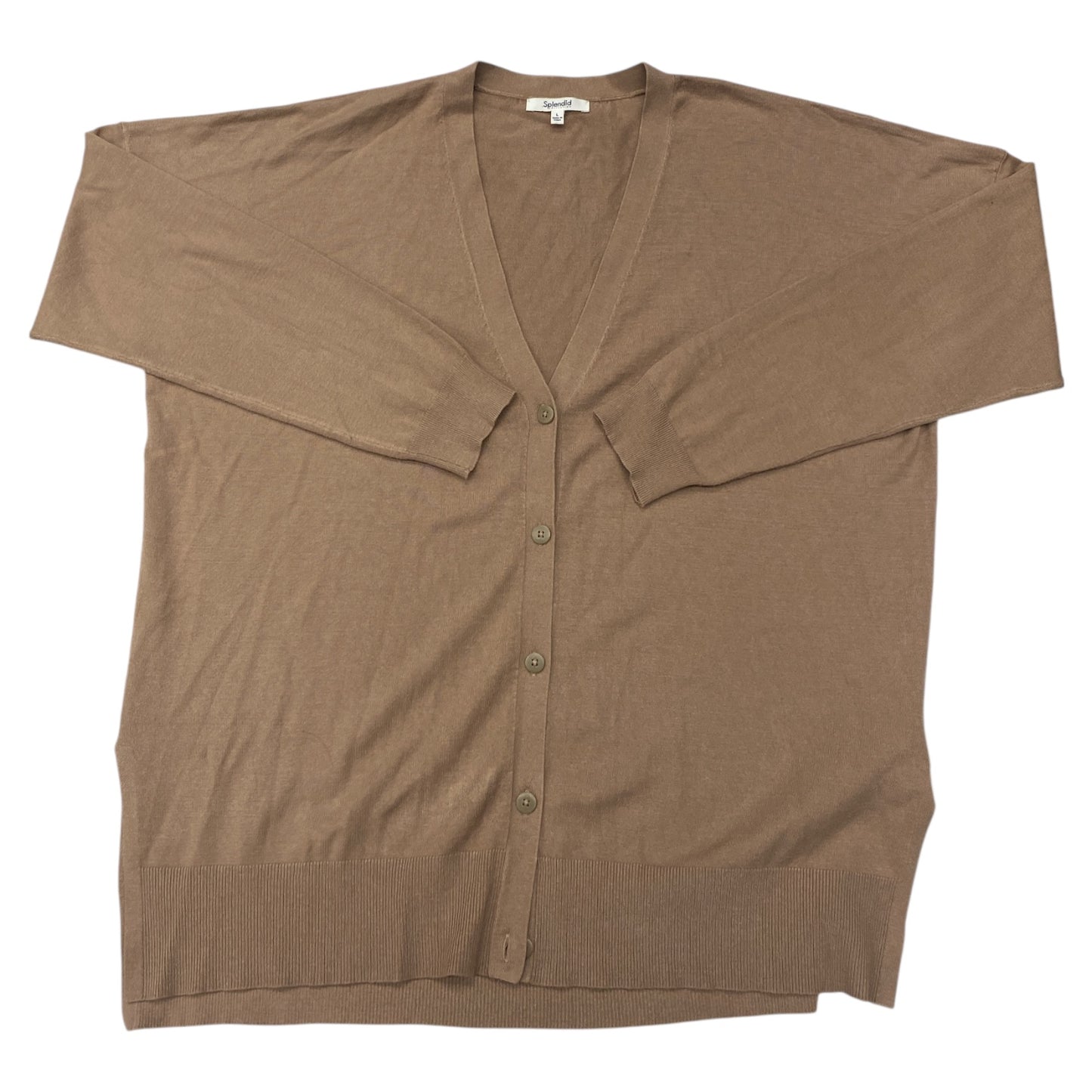 Cardigan By Splendid In Brown, Size:L
