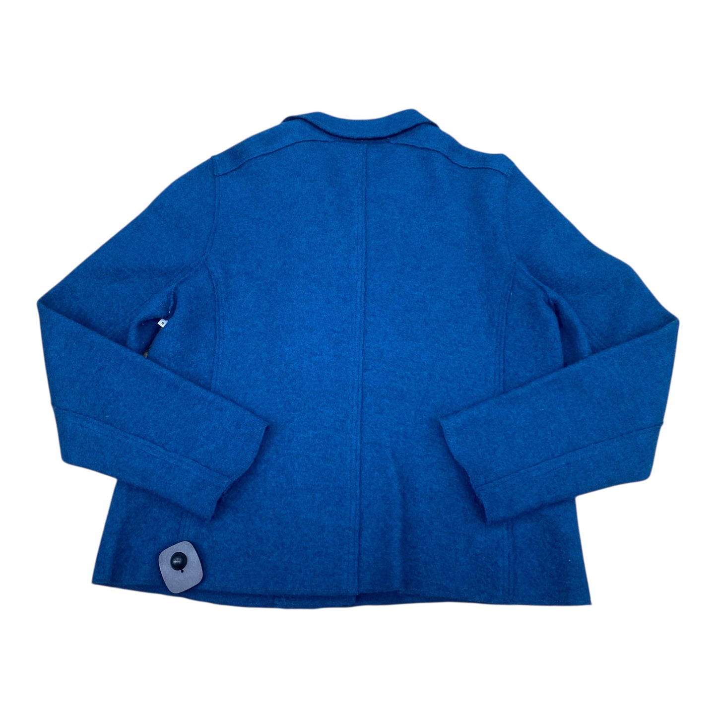 Blazer Designer By Eileen Fisher In Blue, Size:M