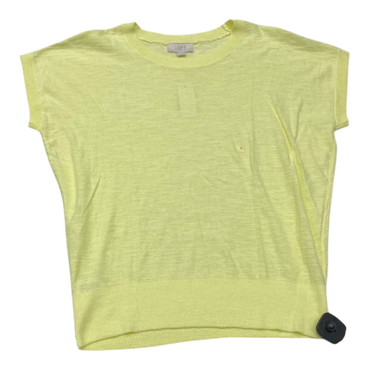 Sweater Ss By Loft In Yellow, Size:S