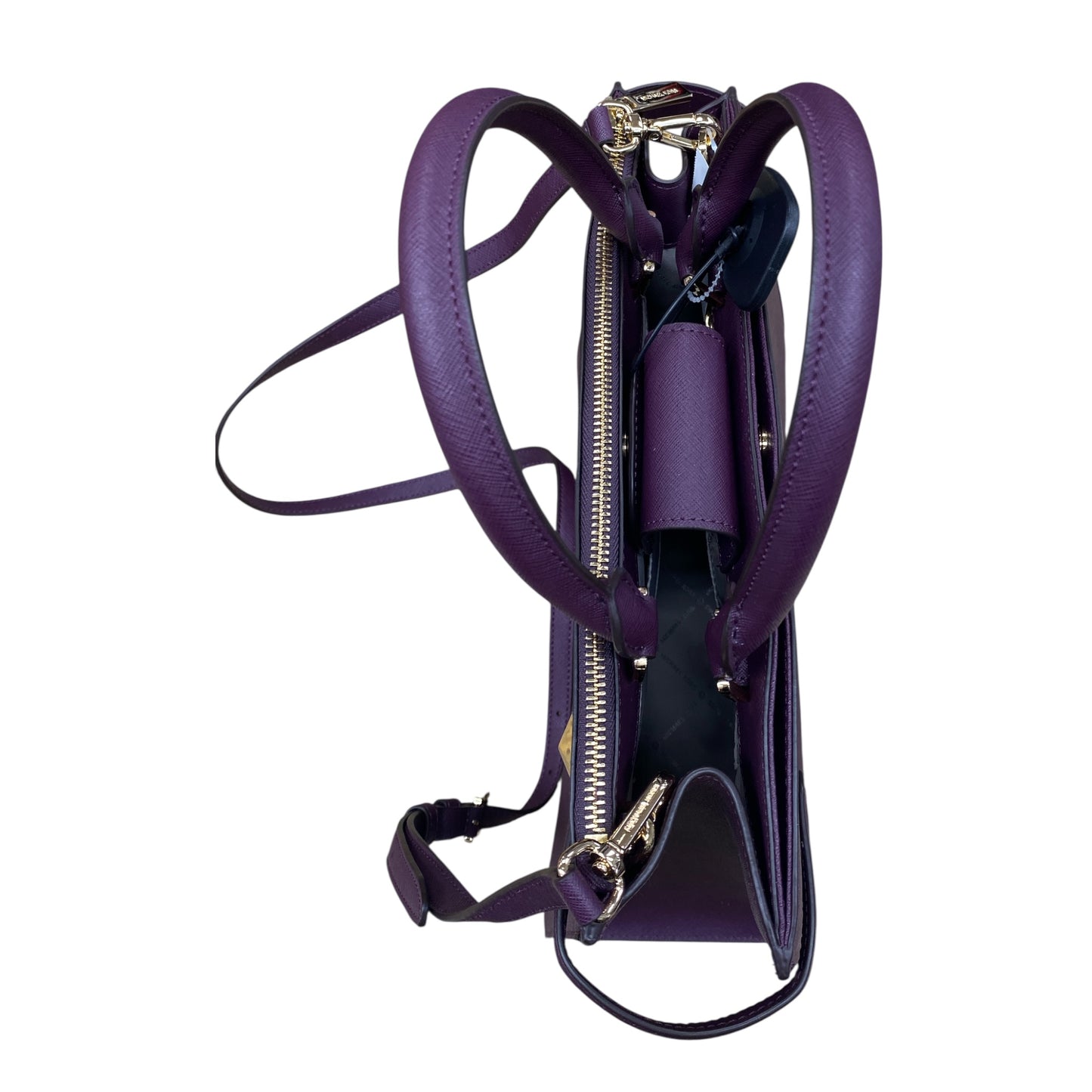Handbag Designer By Michael Kors In Purple, Size:Large